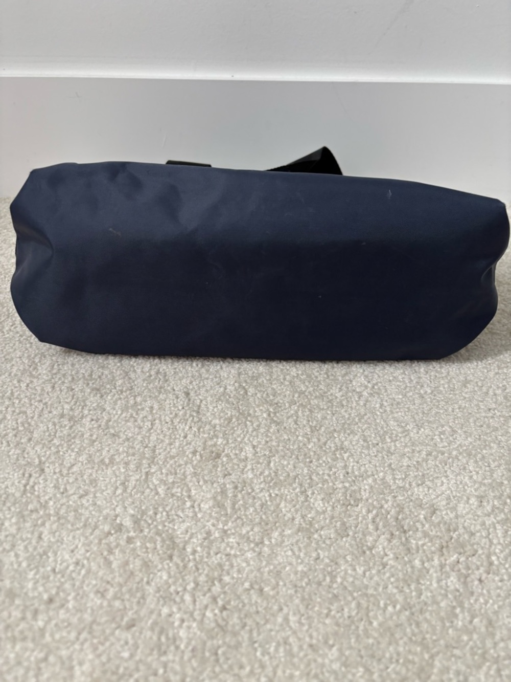 Polo Jeans Co Ralph Lauren Navy Nylon Tote Bag Preppy Y2K Minimalist Carry - Picture 4 of 8